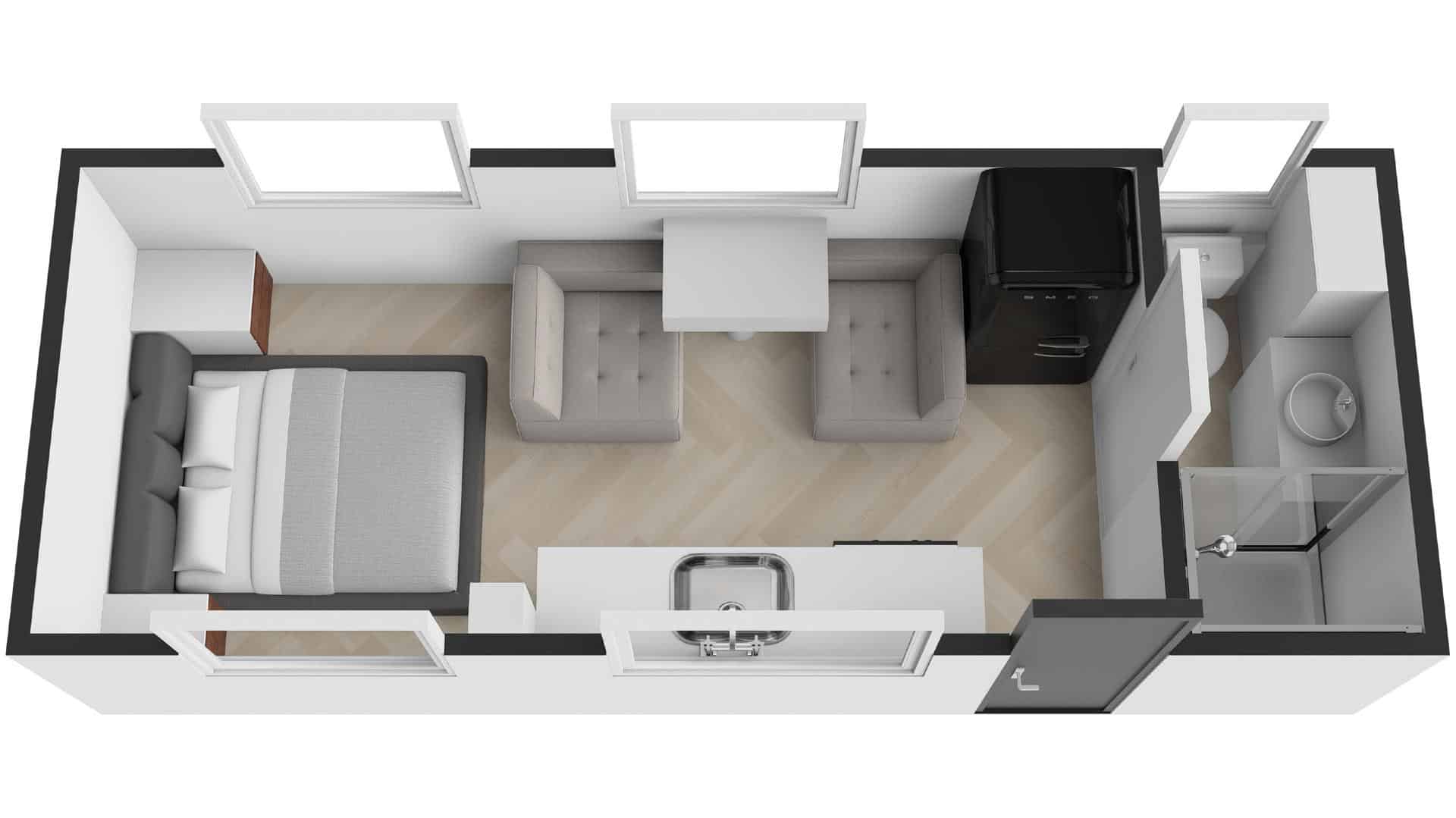 MR18ER Caravan Floorplan
