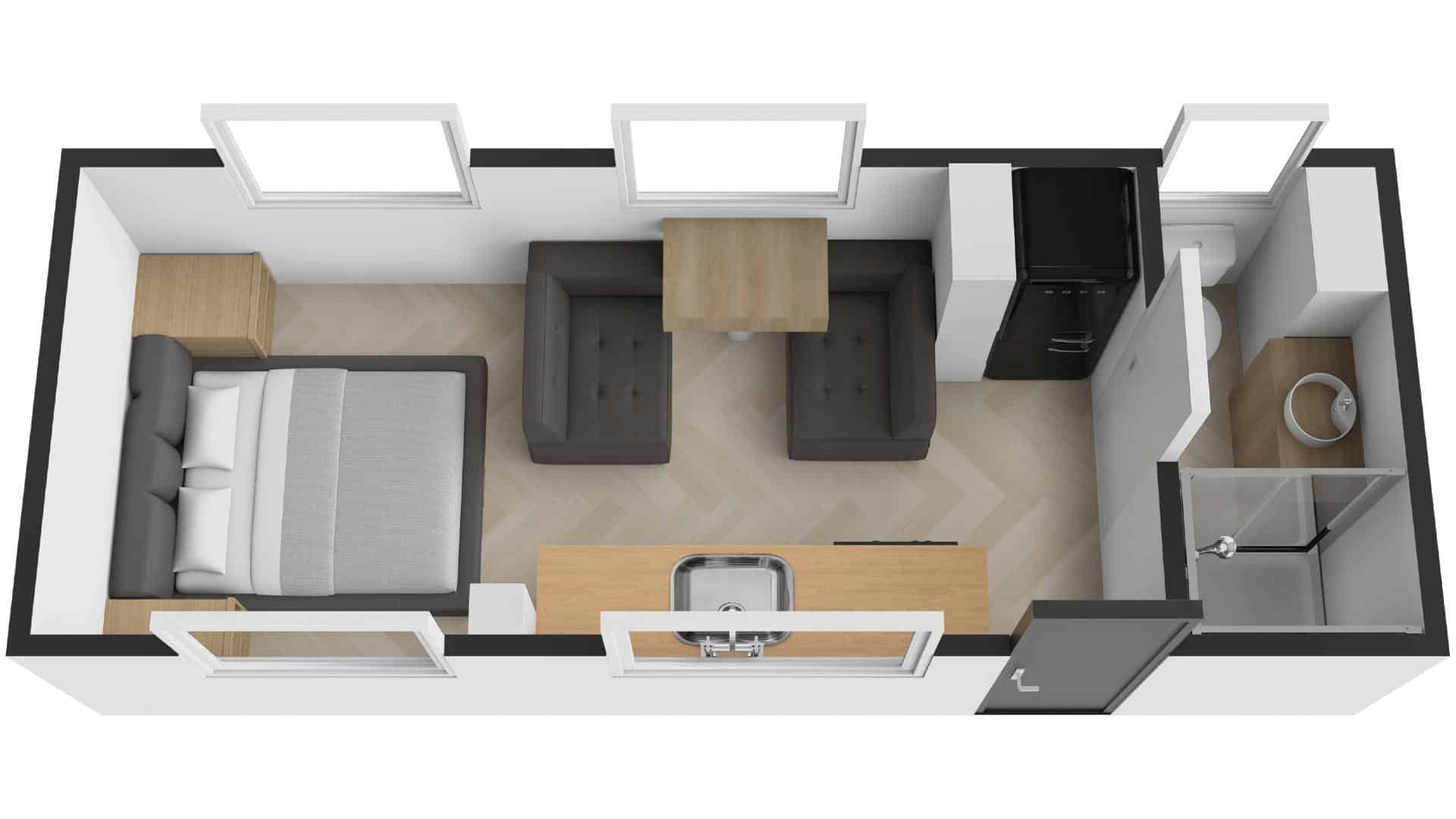 MR19ER Caravan Floorplan